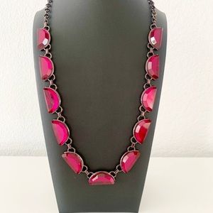 Coldwater Creek Crescent Gem Necklace